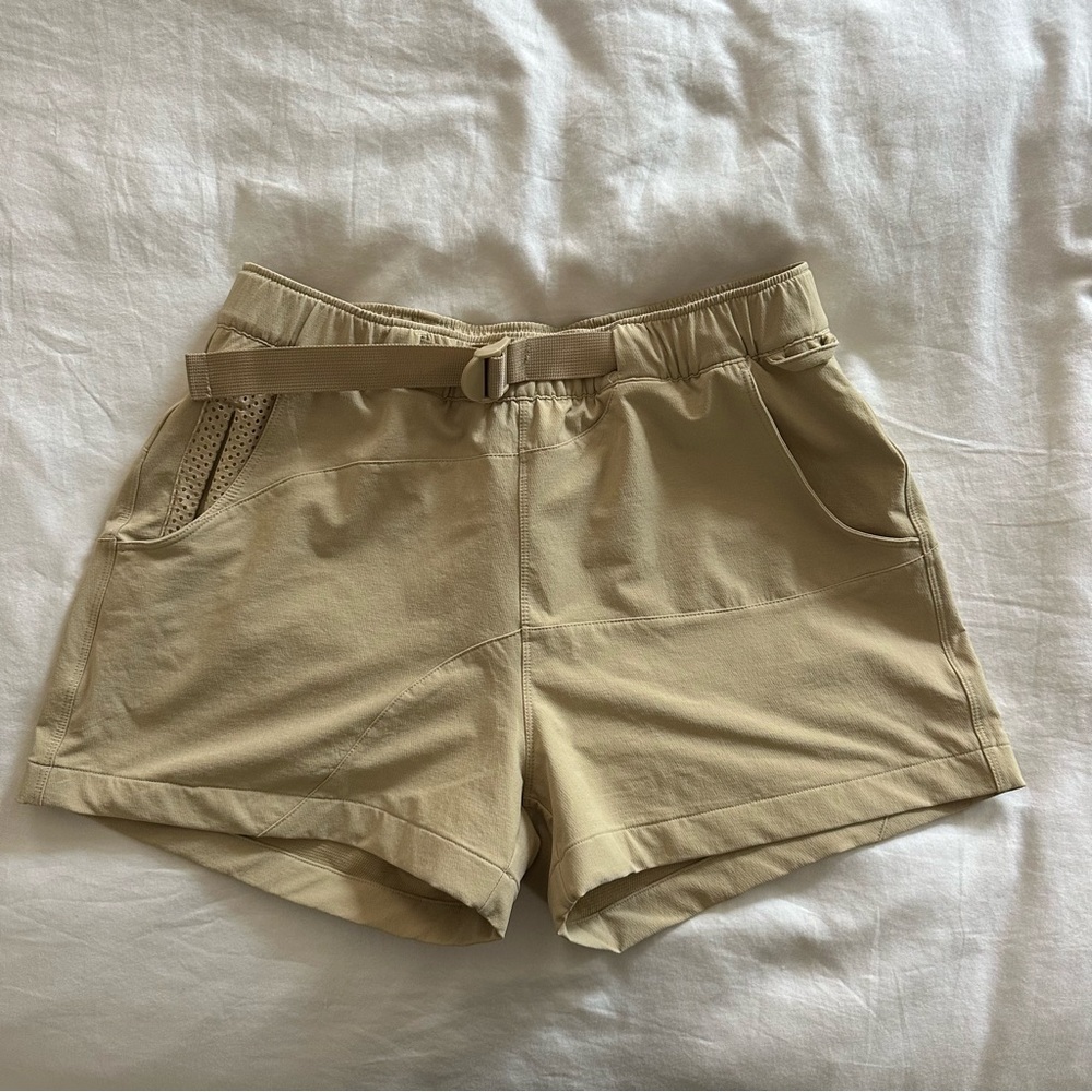 Outdoor Voices Rectrek shorts khaki